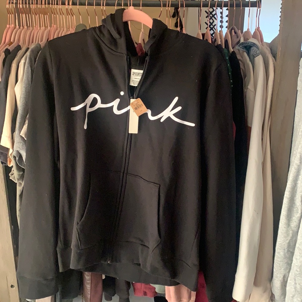 BNWT Pink VS Zip Up size large